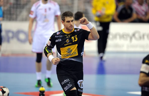 Handebol Europeu Espanha Croácia — Fotografia de Stock