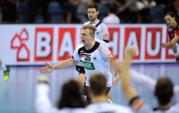 European Handball Germany Norway — Stock Photo, Image