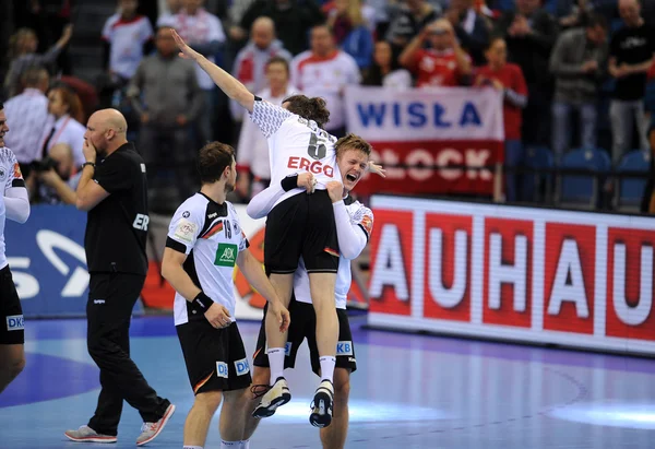 European Handball Germany Spain — Stock Photo, Image