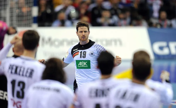 Handball européen Allemagne Espagne — Photo