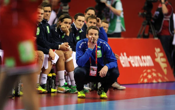 Balonmano Europeo Alemania Noruega —  Fotos de Stock