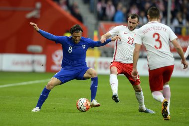 Dostu futbol oyun Polonya - Finlandiya