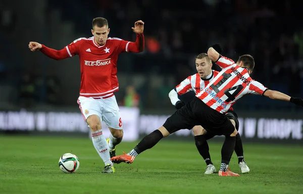 Premier Football League Wisla vs Cracovia — Stockfoto