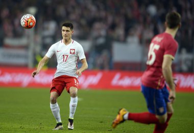 Dostu futbol oyun Polonya - Sırbistan