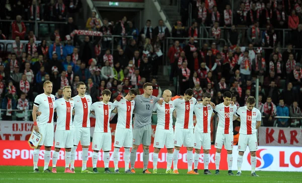 Freundschaftsspiel Polen - Tschechische Republik — Stockfoto