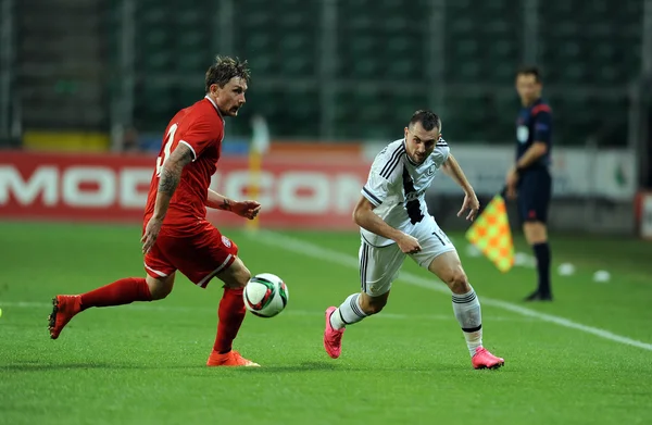 Legia Warsaw Poland - Zoria Lugansk — Stock Photo, Image