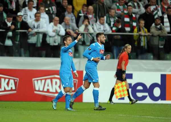 Legia Varsóvia SSC Napoli — Fotografia de Stock