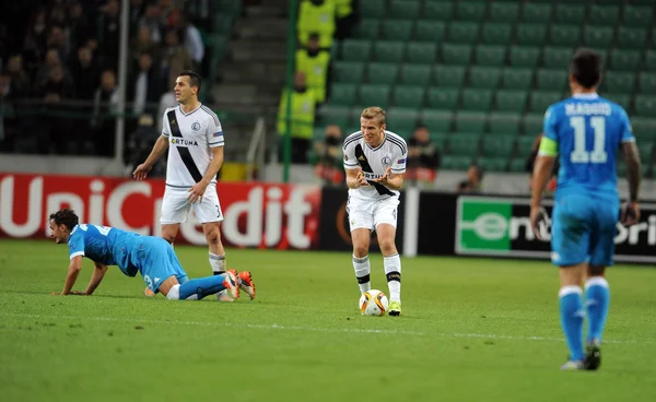 Legia 바르샤바 Ssc 나폴리 — 스톡 사진