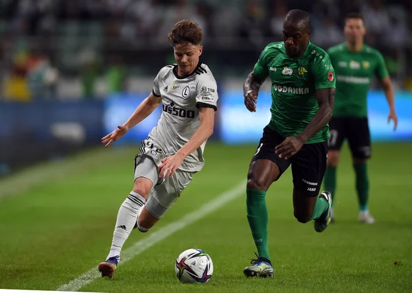 Warsaw Poland September 2021 Polish Football League Game Legia Warszawa — Stock Photo, Image