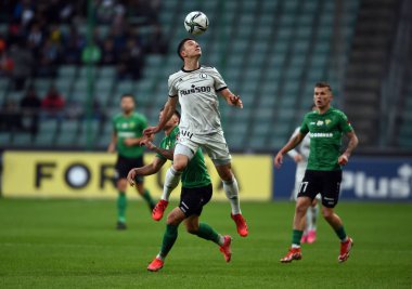 WARsaw, POLAND - 19 Eylül 2021: Polonya Futbol Ligi maçı Legia Warszawa - Gornik Leczna, Bartosz Slisz (Legia Warszawa)