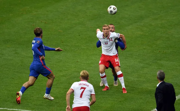 Warsaw Polónia Setembro 2021 Copa Mundo 2022 Fase Gropu Qualificação — Fotografia de Stock