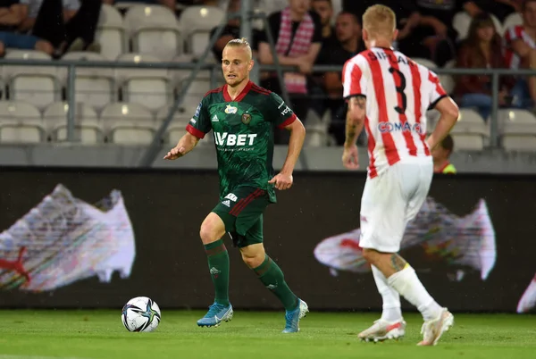 CRACOV, POLAND - Polonya Futbol Ligi maçı Krakovia Krakow - Slask Wroclaw, Bartlomiej Pawlowski (Slask Wroclaw) 
