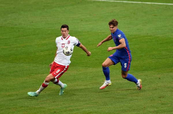 Warsaw Polónia Setembro 2021 Copa Mundo 2022 Fase Gropu Qualificação — Fotografia de Stock