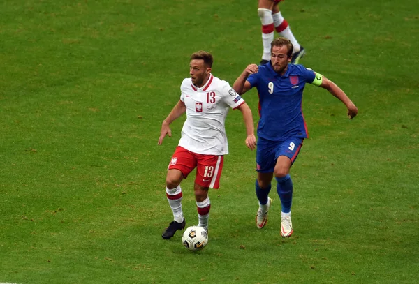 Warsaw Polónia Setembro 2021 Copa Mundo 2022 Fase Gropu Qualificação — Fotografia de Stock