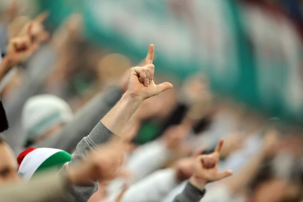 Fútbol fans — Foto de Stock