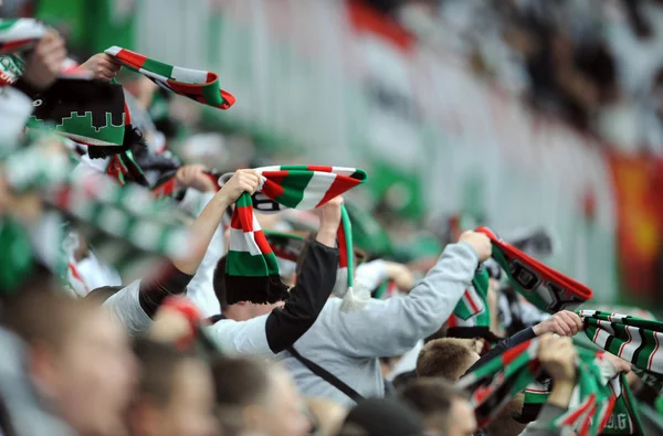 Fútbol fans — Foto de Stock