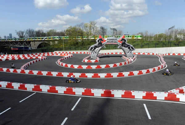 Campeonato Juornalista de Karting — Foto de Stock