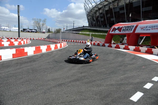 Juornalist Karting Championship — Zdjęcie stockowe