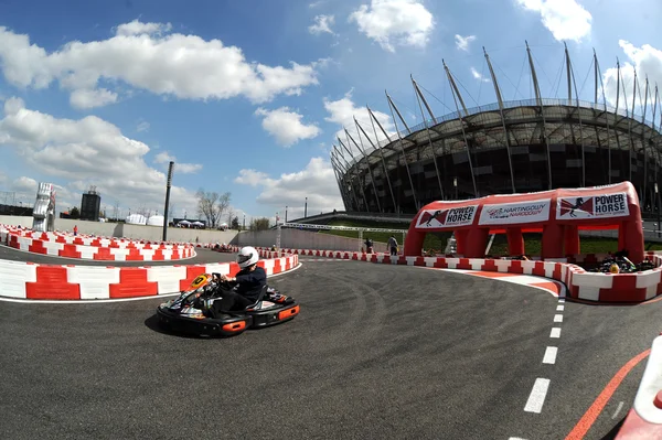 Campeonato Juornalista de Karting — Foto de Stock