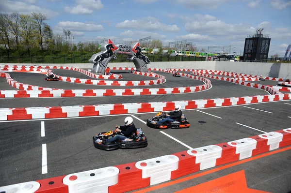 Campionato Juornalist Karting — Foto Stock