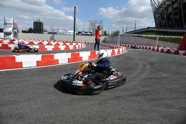 Juornalist Karting Championship — Zdjęcie stockowe