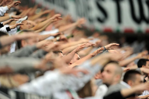 Football fans — Stock Photo, Image