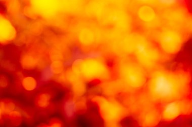 Ufuk arka plan kırmızı ve altın daire bulanık ile