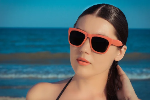 Moda şık bir Bayan portresi