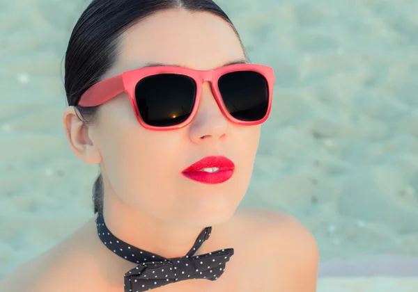 Moda şık bir Bayan portresi