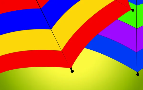 Parapluie coloré CloseUp belle composition abstraite — Photo