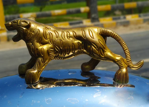 Gümüş yüzeyi altın Metal Tiger