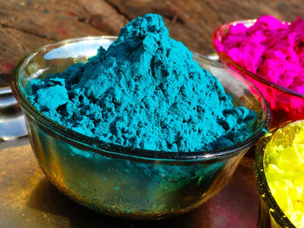 Renkli Holi Festival Hindistan Gulal
