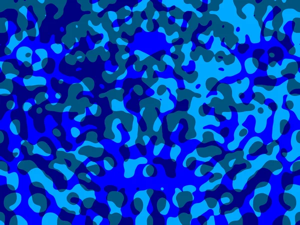 Exército / Camuflagem Militar Fundo em Fundo Azul — Fotografia de Stock