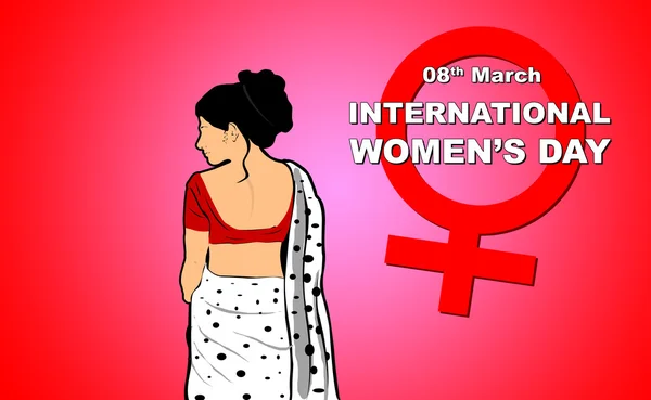 Abstract Greeting for International Women Day