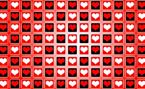 Soyut kalpler serin Valentine arka plan
