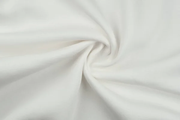 Háttér fehér monokróm pamut szövet. Közelről textúra — Stock Fotó