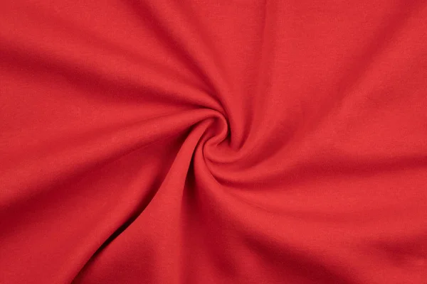 Háttér piros monokróm pamut szövet. Közelről textúra — Stock Fotó