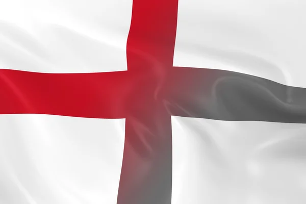 Concepto de decadencia nacional: la bandera de Inglaterra se desvanece en blanco y negro —  Fotos de Stock