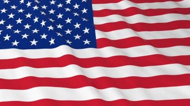 Amerikan Bayrağı Hd Arka Plan - Abd Bayrağı 3d İllüstrasyon