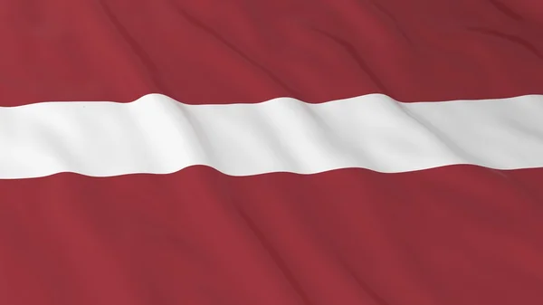 Lettland Flagge hd Hintergrund - Flagge von Lettland 3D-Illustration — Stockfoto