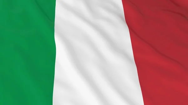 Итальянский флаг HD Background - Флаг Италии 3D Illustration — стоковое фото