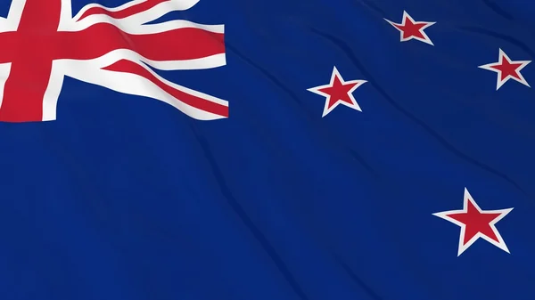 Neuseeland Flagge hd Hintergrund - Neuseeland Flagge 3D Illustration — Stockfoto