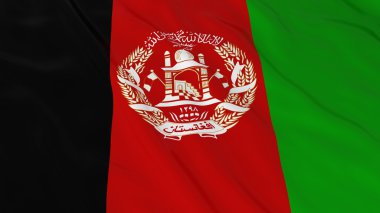 Afgan bayrak Hd arka plan - bayrak Afganistan 3d çizim