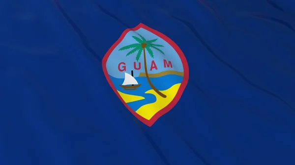 Guamanian 플래그 Hd 배경-깃발의 3d 그림 — 스톡 사진