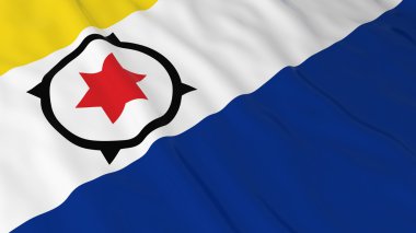 Bonaire Bonaire bayrağı Hd arka plan - bayrak 3d çizim