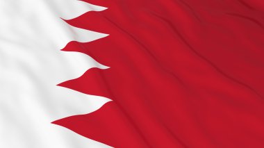 Bahreyn Bahreyn bayrağı Hd arka plan - bayrak 3d çizim