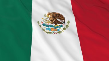 Meksika bayrağı Hd arka plan - bayrak Meksika 3d çizim