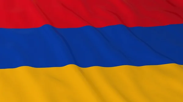 Armenian Flag HD Background - Flag of Armenia 3D Illustration — Stock Photo, Image