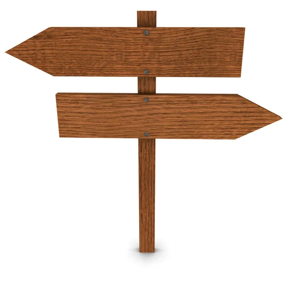 Wooden Arrow Signs — Stock Photo, Image