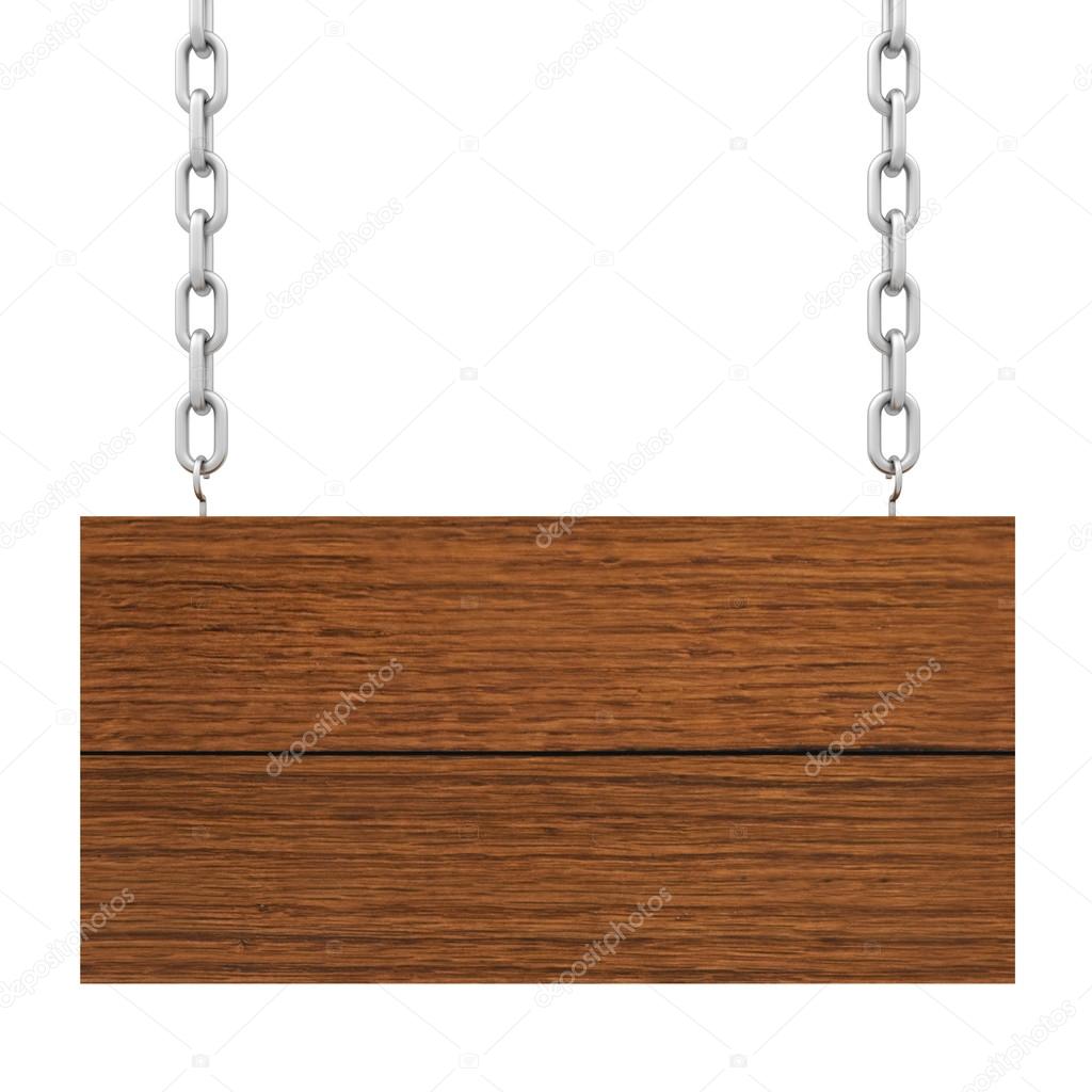 Blank Wooden Hanging Sign